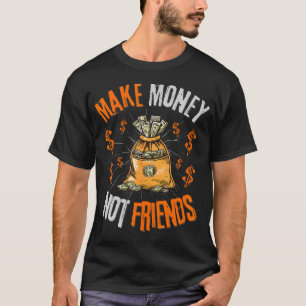 Olive Green And Orange T-Shirt
