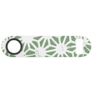 Olive green and white geometric pattern