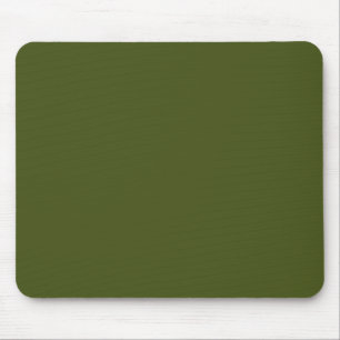 Olive Green Background Decor to Customise Mouse Pad