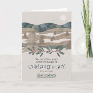 Olive Green, Blue Nature Company Holiday Cards