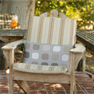 Olive Green Brown Mauve Taupe Round Square Art Lumbar Cushion