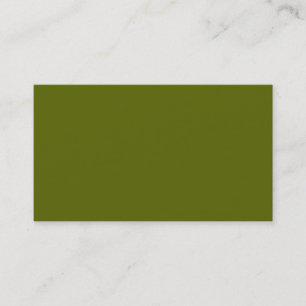 Olive Green Business Card