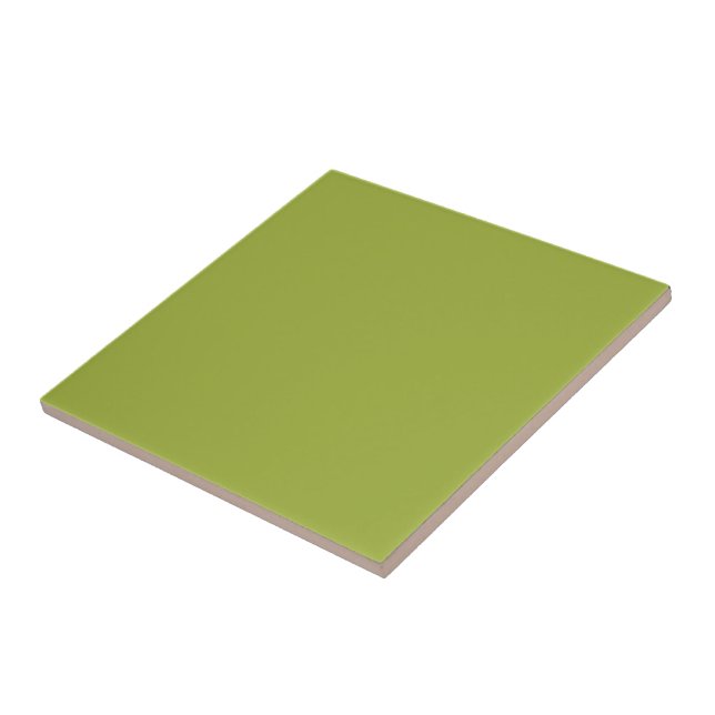 Olive Green Ceramic Tile (Side)