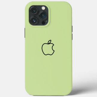 Olive Green Custom Fancy Logo iPhone 13 Pro Max Case