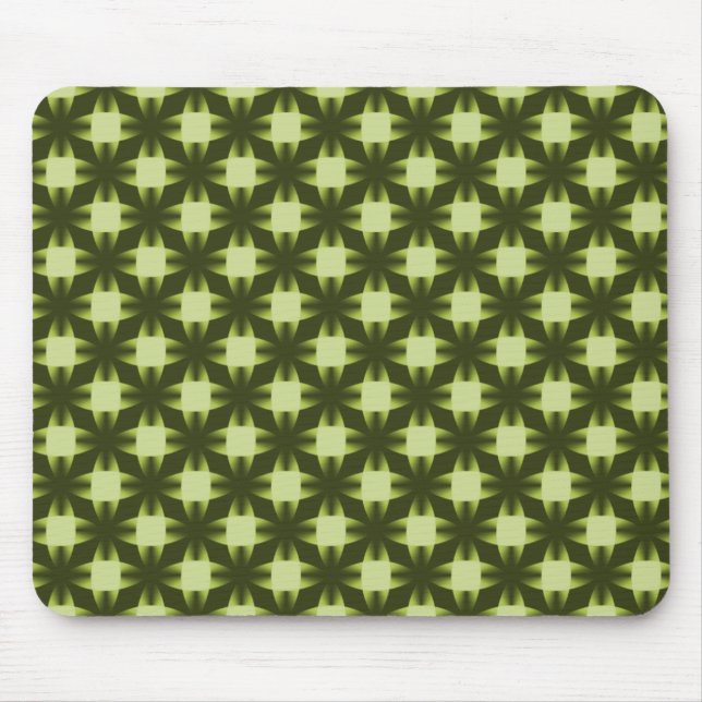 Olive Green Daring Discs Mousepad (Front)