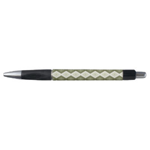 Olive green diamond pattern