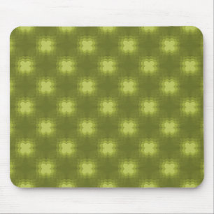 Olive Green Funky Flair Mousepad
