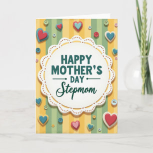 Olive Green Mothers Day Art Card