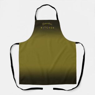 Olive Green Ombre Apron