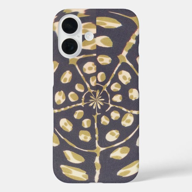 Olive Green Polka Dot Radial Pattern Art Print Case-Mate iPhone Case (Back)