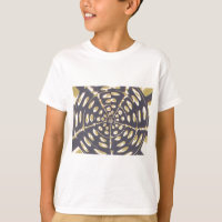 Olive Green Polka Dot Radial Pattern Art Print