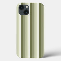 Olive green shadow stripes Case-Mate iPhone case
