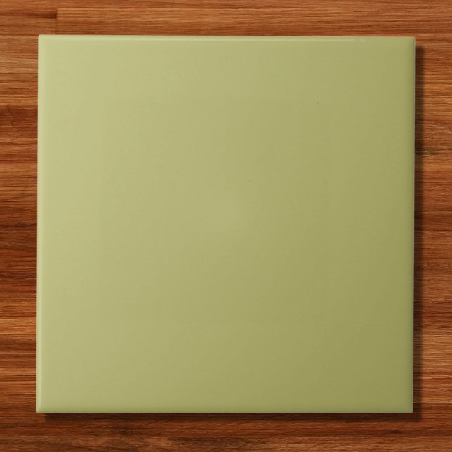 Olive Green Solid Colour Ceramic Tile (Creator Uploaded)