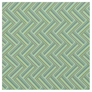 Olive green stripes double weave fabric