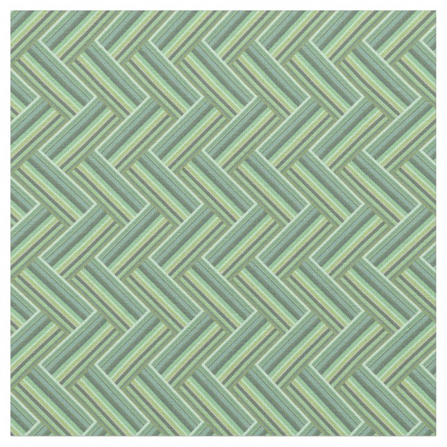 Olive green stripes double weave fabric (Close Up)