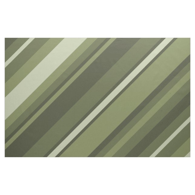 Olive green stripes fabric (Fat Quarter)
