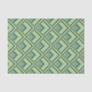 Olive green stripes scale pattern tissue paper