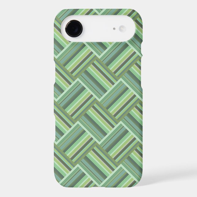 Olive green stripes weave (Back)