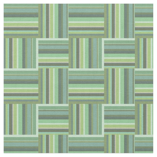 Olive green stripes weave pattern fabric (Close Up)