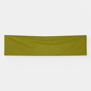 Olive green surface with subtle swirling pattern banner