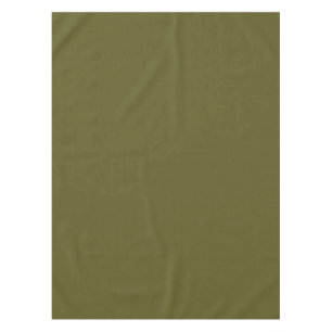 Olive green tablecloth