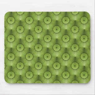 Olive Green Ultramodern Chic Mousepad