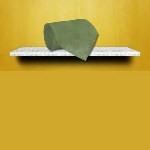 Olive Green Watercolor Splash   Tie