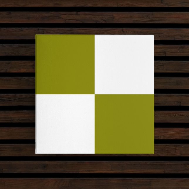 Olive Green White Chequered Ceramic Tile (Creator Uploaded)