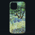 Olive Grove by Vincent van Gogh iPhone 12 Case<br><div class="desc">Olive Grove by Vincent van Gogh is a vintage fine art post impressionism nature painting. Van Gogh painted over a dozen landscapes of olive trees while living in the south of France. An orchard filled with fruit trees on a farm in the summer season. About the artist: Vincent Willem van...</div>