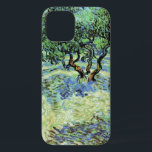 Olive Grove by Vincent van Gogh iPhone 12 Case<br><div class="desc">Olive Grove by Vincent van Gogh is a vintage fine art post impressionism nature painting. Van Gogh painted over a dozen landscapes of olive trees while living in the south of France. An orchard filled with fruit trees on a farm in the summer season. About the artist: Vincent Willem van...</div>