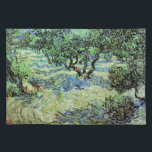 Olive Grove by Vincent van Gogh Placemat<br><div class="desc">Olive Grove by Vincent van Gogh is a vintage fine art post impressionism nature painting. Van Gogh painted over a dozen landscapes of olive trees while living in the south of France. An orchard filled with fruit trees on a farm in the summer season. About the artist: Vincent Willem van...</div>