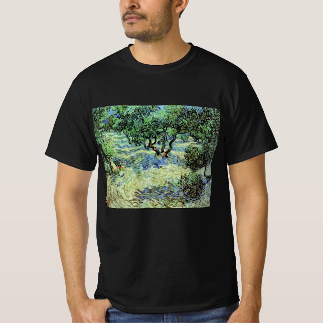Olive Grove by Vincent van Gogh T-Shirt (Front)