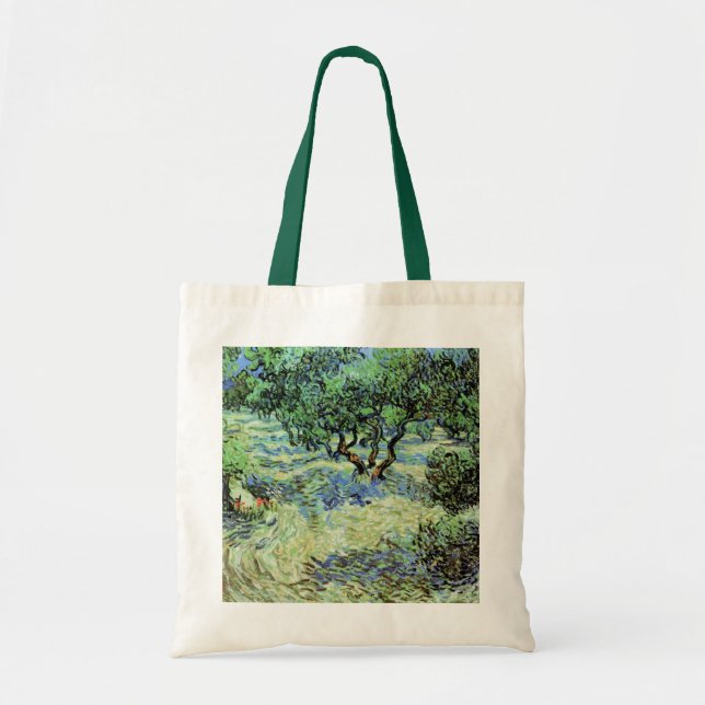 Olive Grove by Vincent van Gogh Tote Bag (Front)