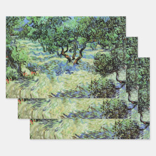 Olive Grove by Vincent van Gogh Wrapping Paper Sheet