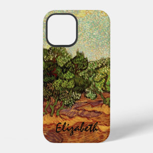 Olive Grove, Pale Blue Sky by Vincent van Gogh iPhone Case