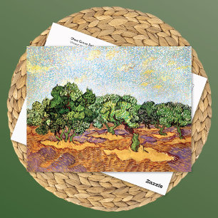 Olive Grove Pale Blue Sky Vincent van Gogh Postcard