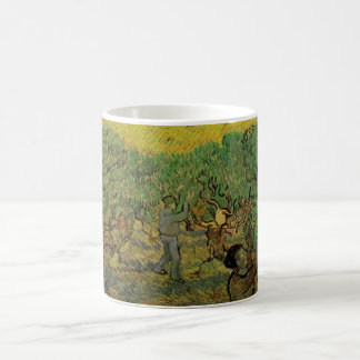 Olive Grove with Picking Figures, Vincent van Gogh Coffee Mug