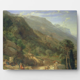 Olive Groves at Varenna, Lake Como, Italy, 1861 (o Plaque