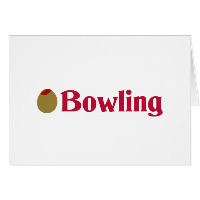 Olive (I Love) Bowling (Front Horizontal)
