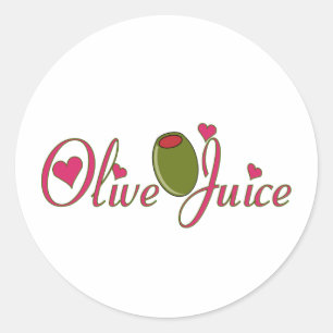 Olive Juice Classic Round Sticker