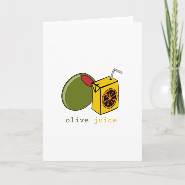Olive Juice Holiday Card (Front)