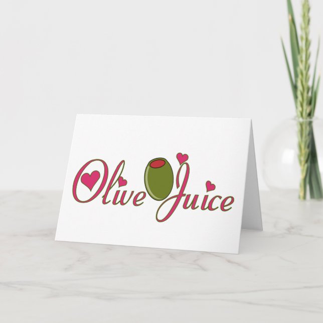 Olive Juice Holiday Card (Front)