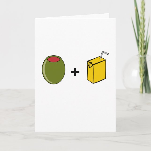 Olive Juice I Love You Card (Front)