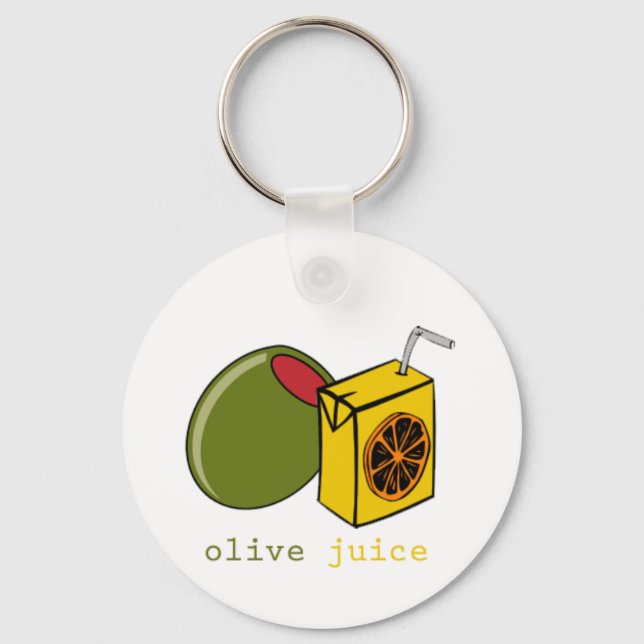Olive Juice Key Ring (Front)