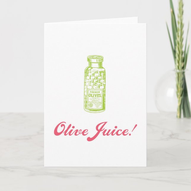 Olive Juice Valentine's Day Card (Front)