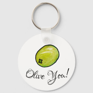 Olive Key Ring