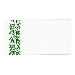 Olive Leaf Vine Art Large Labels