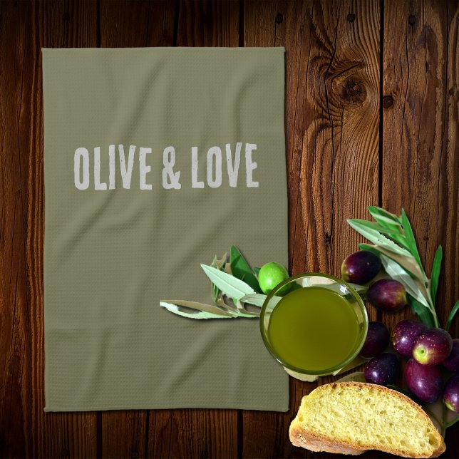  Olive&Love -  fun quote  Tea Towel (Creator Uploaded)