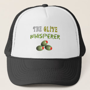 Olive Lovers Gifts "The Olive Whisperer" Trucker Hat