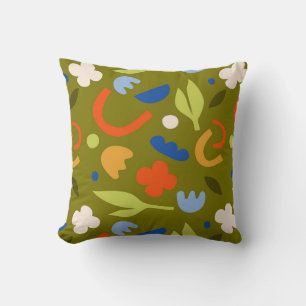 Olive Meadow Cushion